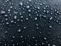 droplets, frozen, tarmac, rain drops, monochrome