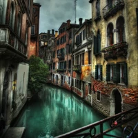 waterway, canal, town, water, building