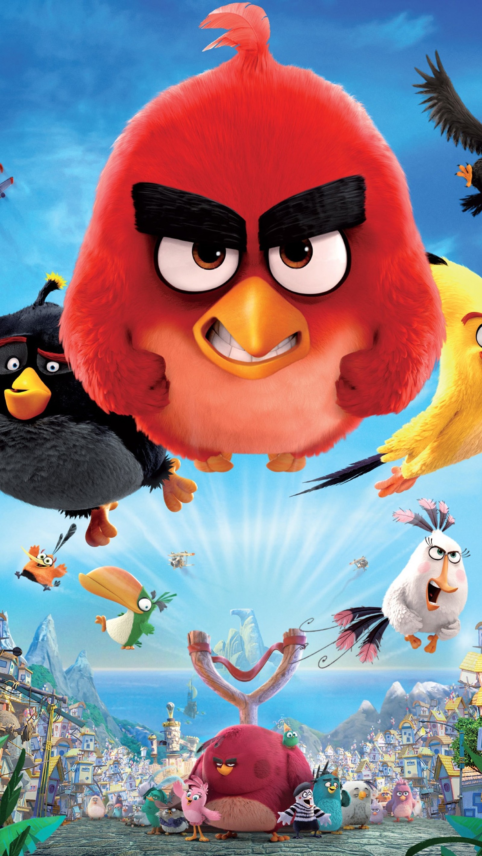 Póster de la película angry birds (angry birds, angrybirds, caricatura, película)