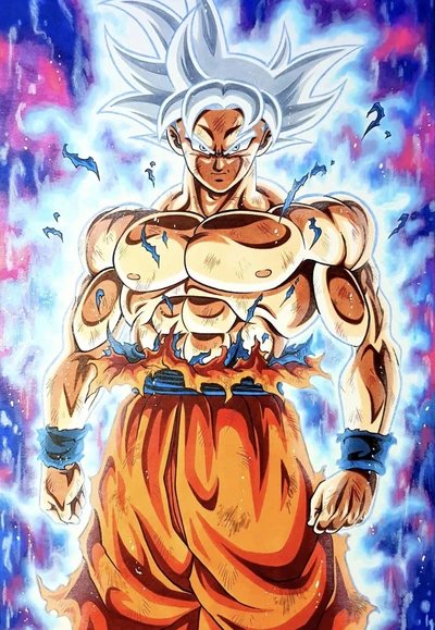 Goku's Full Power Ultra Instinct Transformation