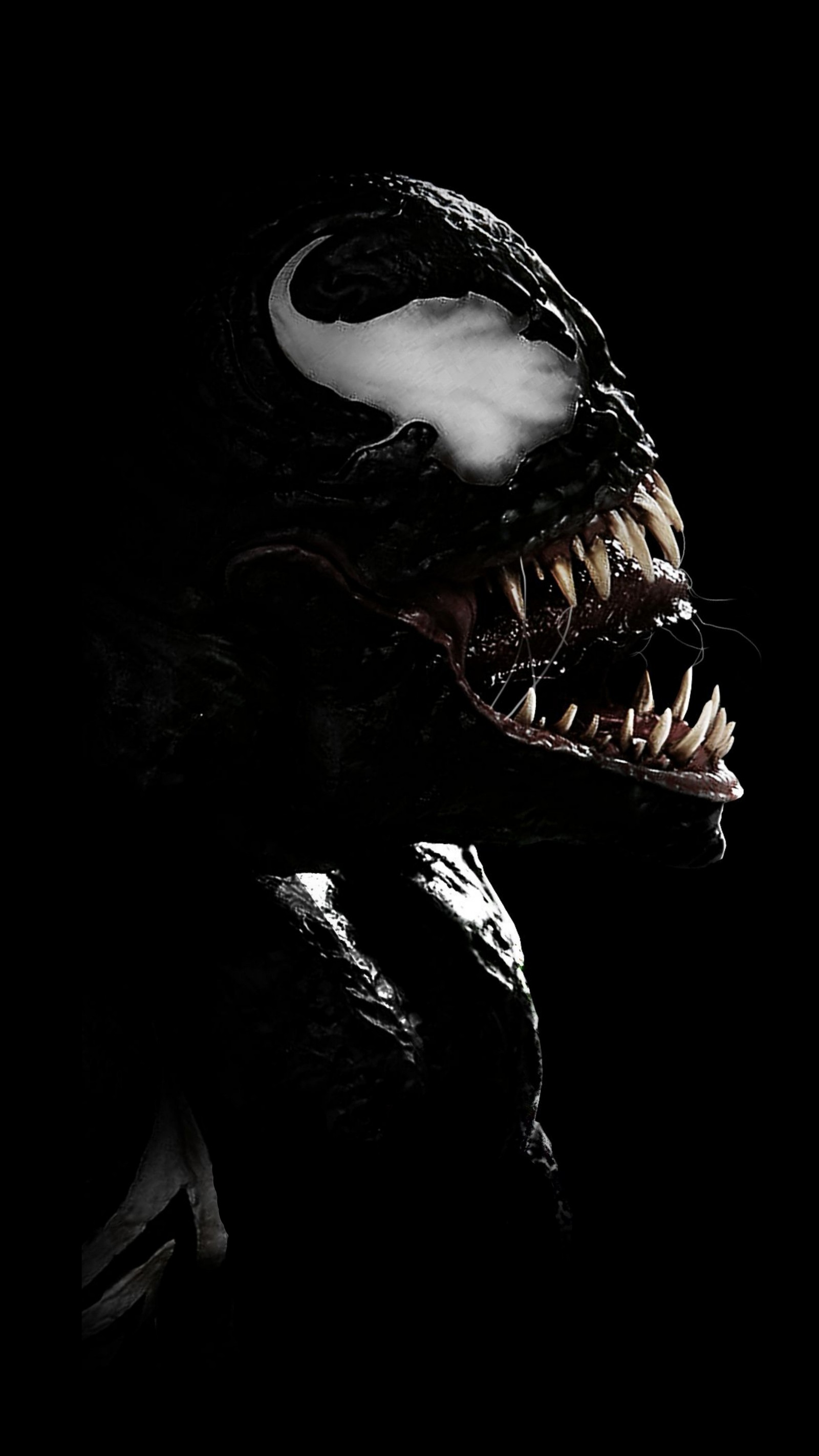 Venom is a character in the movie venom (venom, marvel, venom 2018, horro, horror)