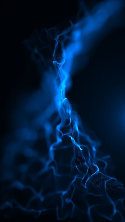 Dynamic Blue Smoke Waves