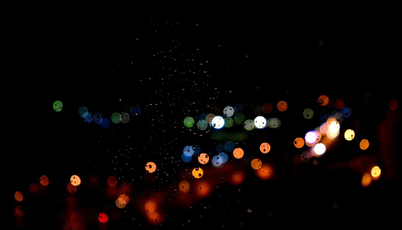 bokeh, night, light, darkness, lighting wallpaper