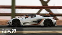 McLaren P1 Rennen durch malerisches Terrain in Project Cars 3