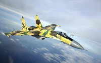 sukhoi su 37, sukhoi, military aircraft, aircraft, airplane