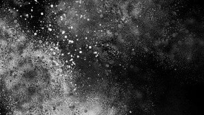 Monochrome Explosion of Dust in Dark Mode