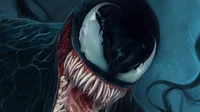 venom, marvel comics, art, marvel universe, eye wallpaper