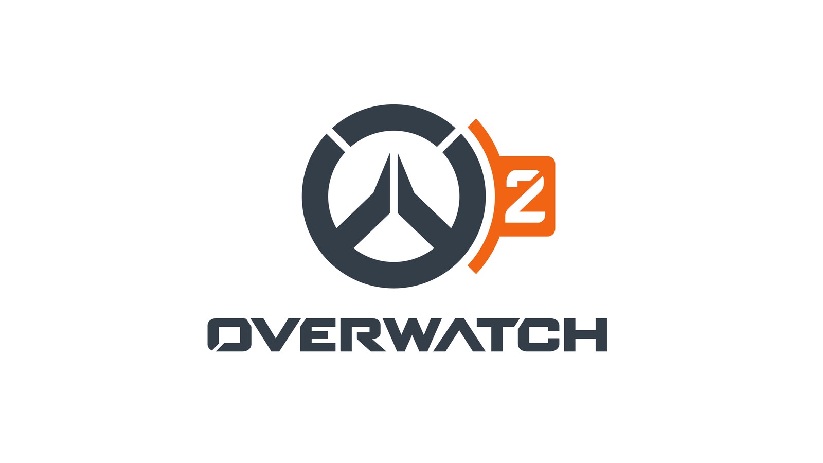 Overwatch logo with a letter p and a lightning bolt (overwatch 2, video game, overwatch, logo, white)