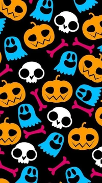 halloween, mix wallpaper