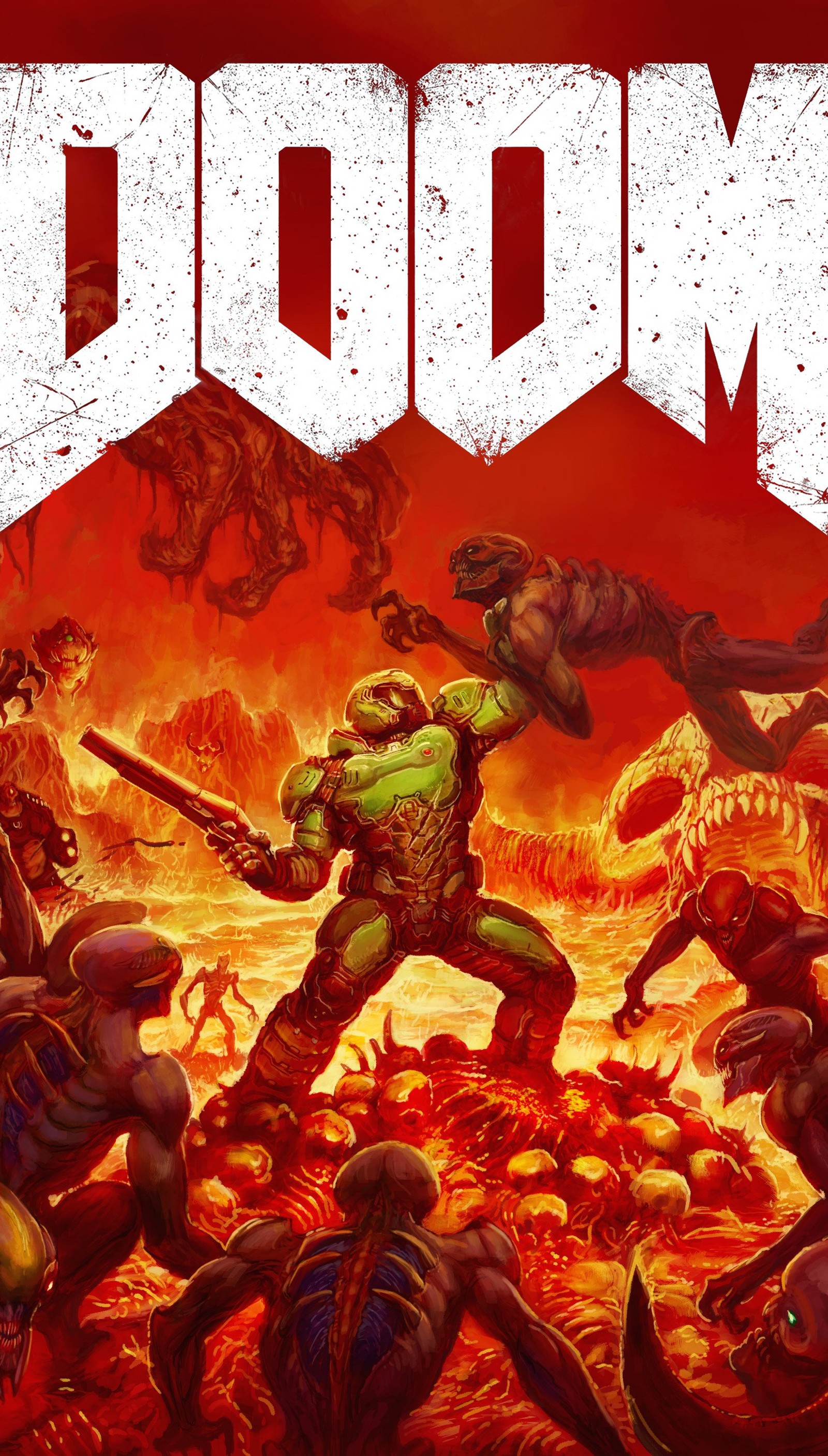 action, doom, game, pc, ps4 Download Wallpaper