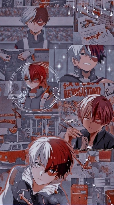 my hero academia, todoroki