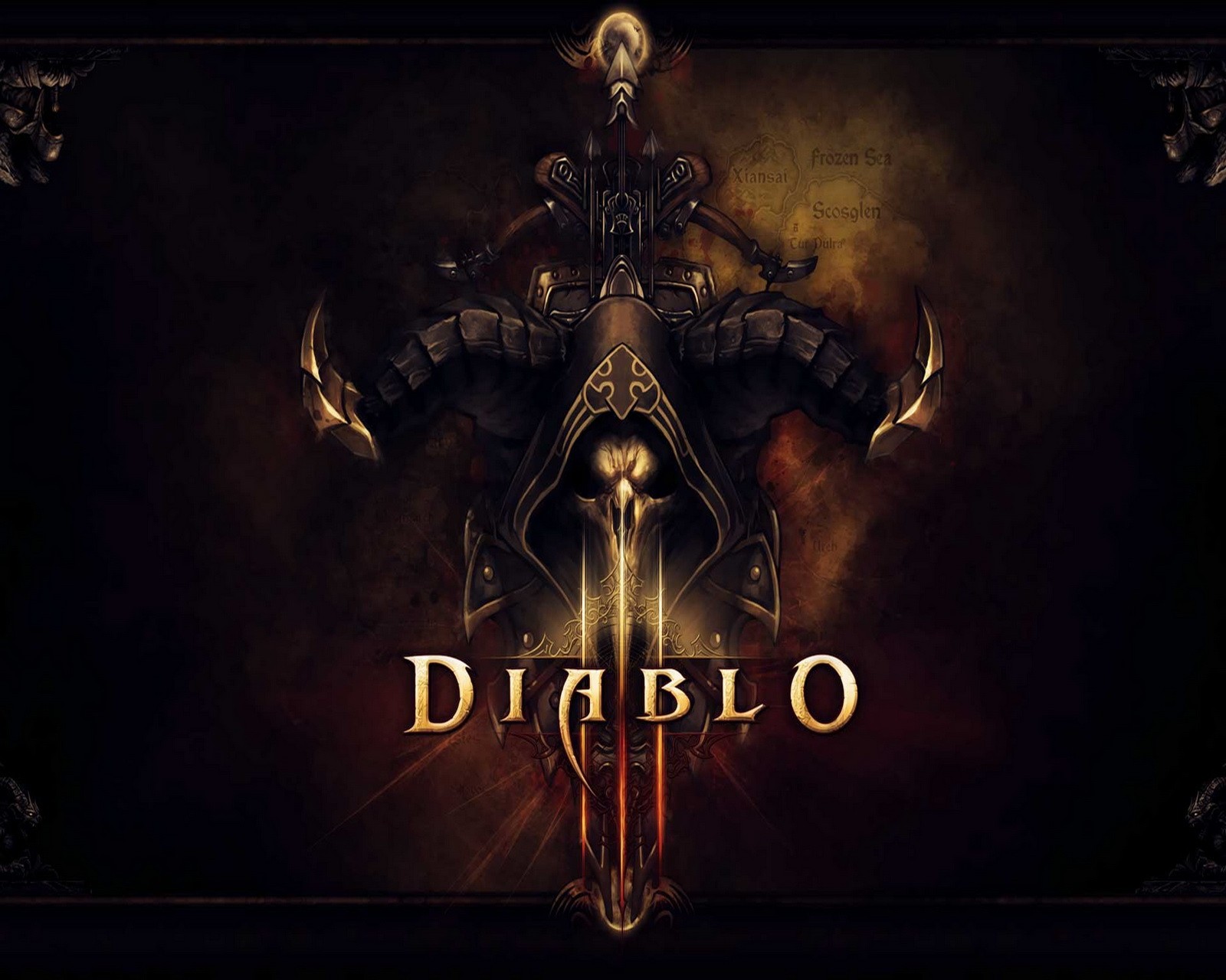 Lade demon hunter spiele, diablo Hintergrund herunter