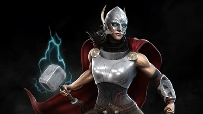 Jane Foster en tant que Lady Thor dans Thor : Amour et Tonnerre