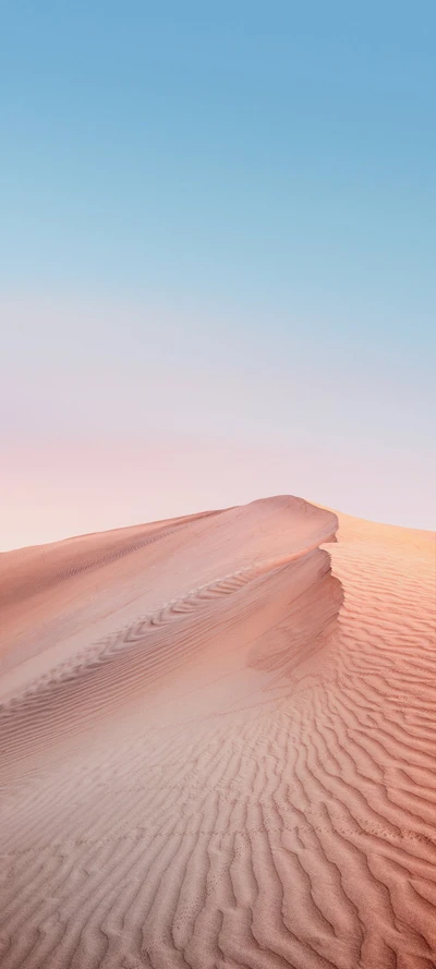 Serene Dünenlandschaft unter einem sanften Horizont