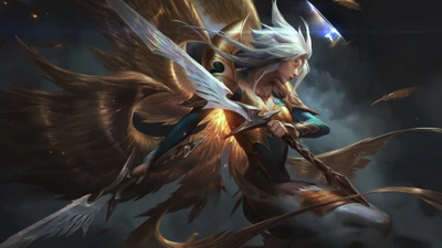 kayle, league of legends, lol, videojuego