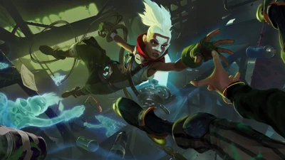 Ekko in Aktion: Der zeitverzerrende Champion von League of Legends