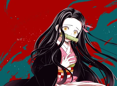 nezuko kamado, 8k, убийца демонов кимэцу но яиба, demon slayer kimetsu no yaiba, 5k