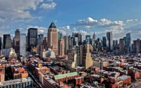 Vibrant Manhattan Skyline: A Stunning Daytime Cityscape