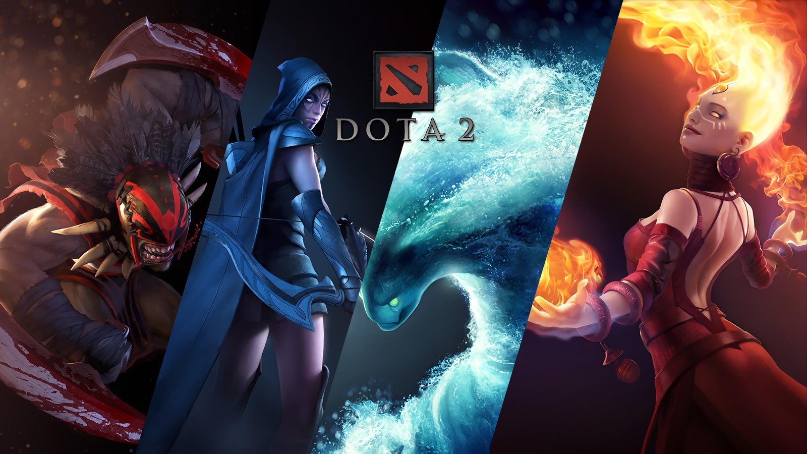 Обои dota 2 от theartof (dota 2, valve corporation, игры, иллюстрация, pc game)