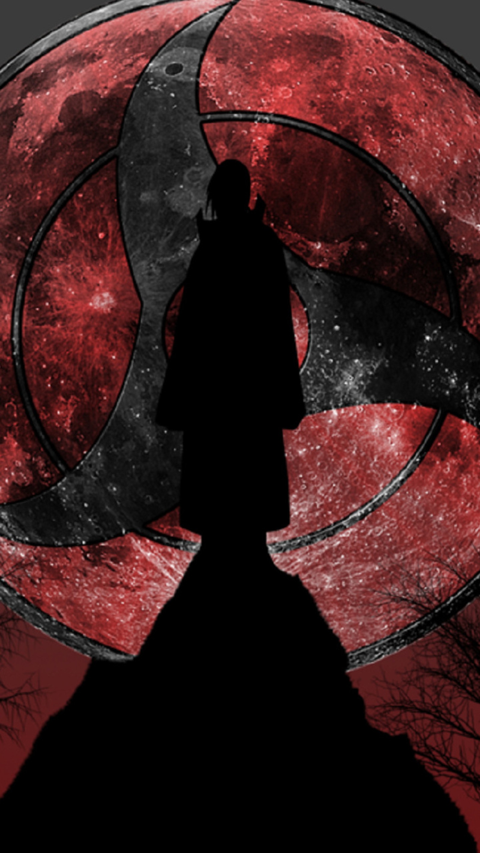 itachi, madara, moon, naruto, obito Download Wallpaper