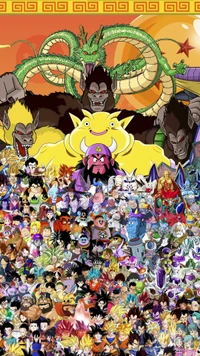 Epic Gathering of Dragon Ball Z Characters