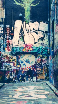 awesome, cool, graffiti, nice, ok wallpaper