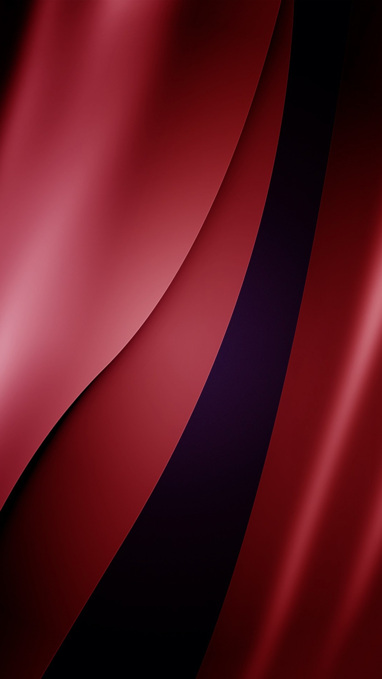 A close up of a red and black background with a curved design (1080p, abstract, curvy, layers, red)