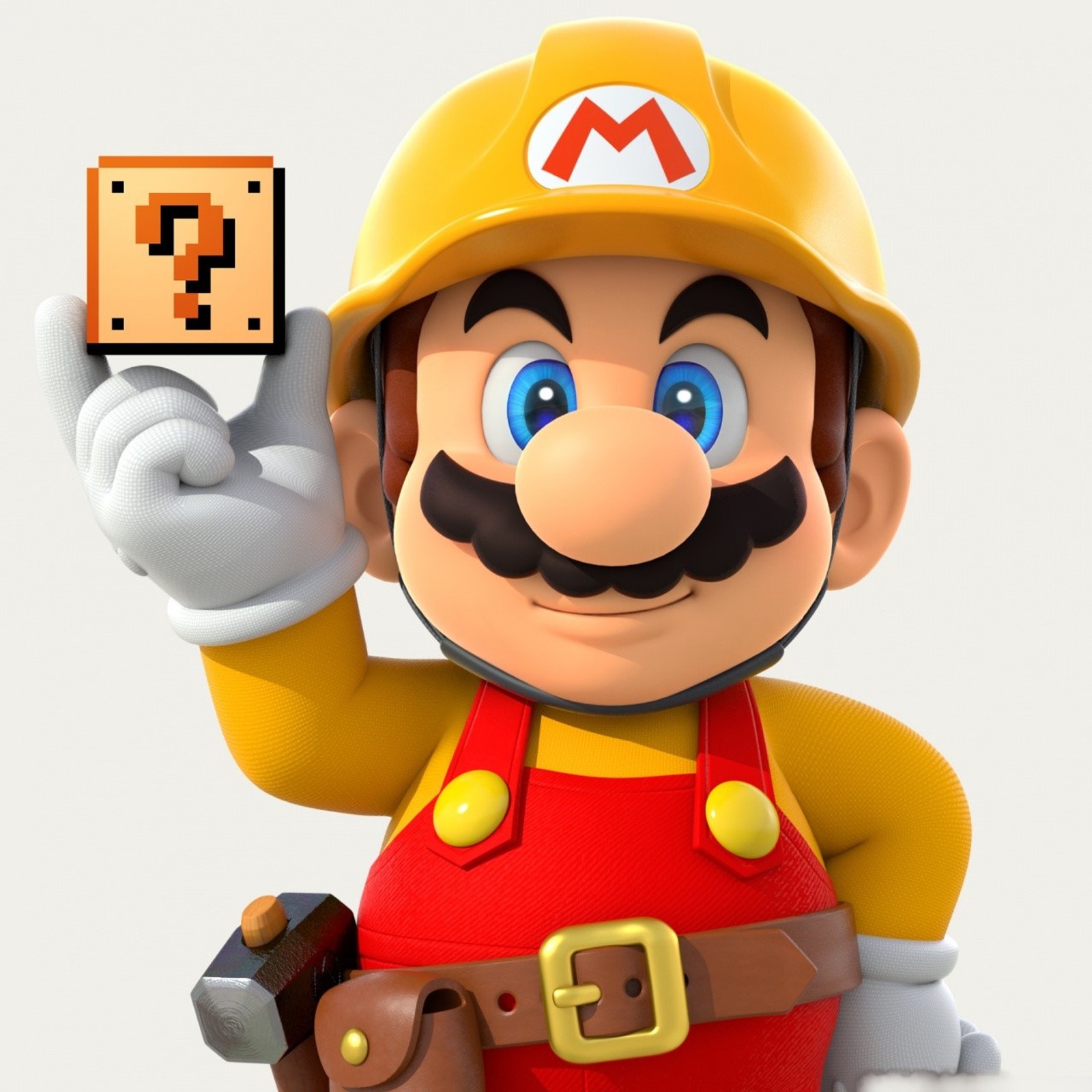 Un primer plano de un personaje de nintendo mario bros sosteniendo una tarjeta de nintendo (arte, juegos, hd, cerradura, mario)