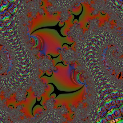 místico, bonito, telas, fractal, trippy