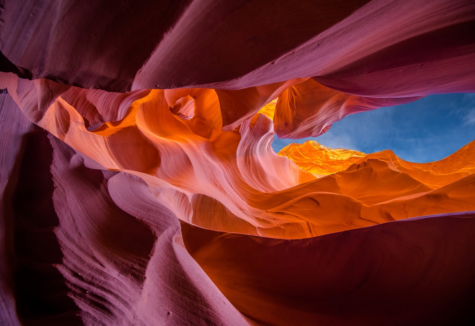 lower antelope canyon, 5k, arizona, tourist attraction, famous place Download Wallpaper