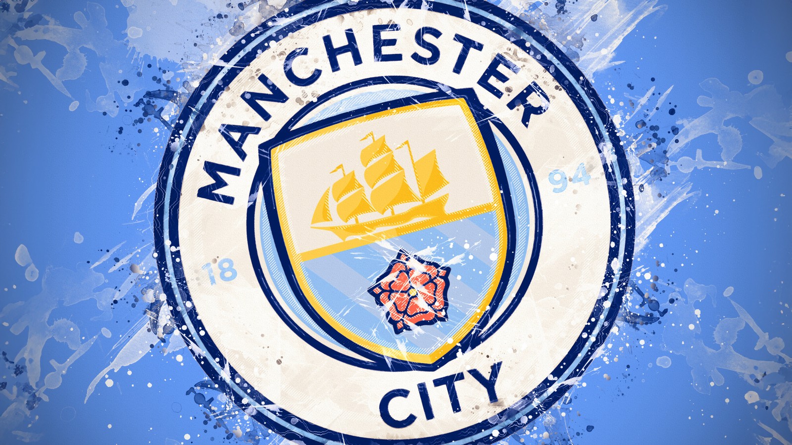 Fondos de pantalla de manchester city hd (manchester city fc, logotipo, equipo de fútbol, fútbol, 5k)