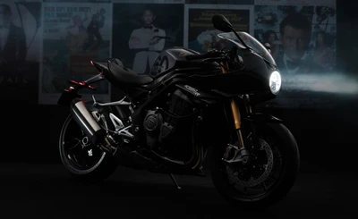 триумф спид трипл 1200 rr бонд версия, triumph speed triple 1200 rr bond edition, 2023, 5k, 8k