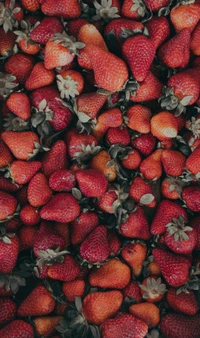 food, superfood, fruit, strawberry, natural foods wallpaper