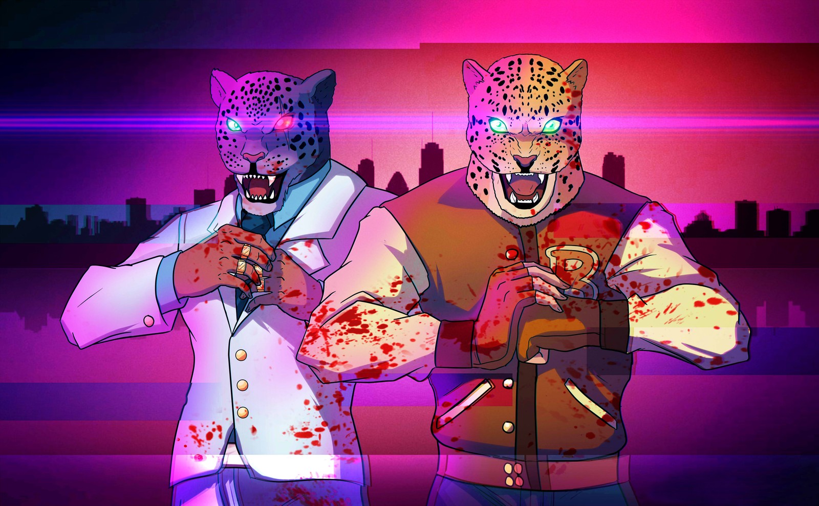 Baixar papel de parede tekken, hotline miami, diversão, desempenho, arte