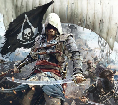 assassins creed iv, bandera negra, piratas