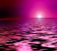 pink, sea wallpaper