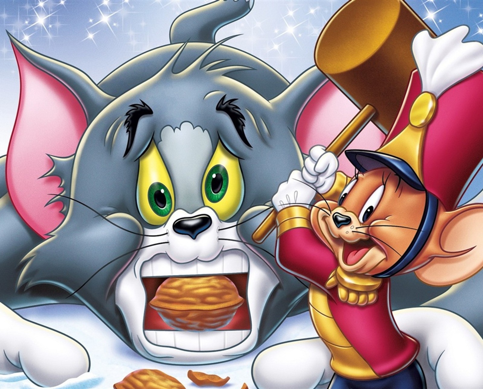 cat, jerry, mouse, tom wallpaper