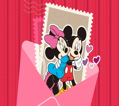 Mickey e Minnie Mouse: Um Doce Momento de Amor