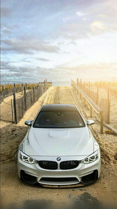 bmw, coche, coupé, f82, vista frontal