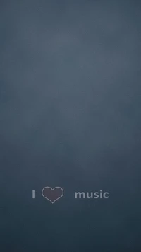 grey, love, minimalist, music wallpaper