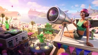 fortnite, video game, believer beach, loading screen wallpaper