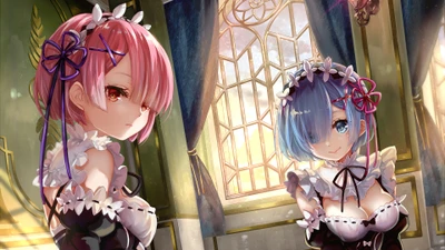 баран, rem, ре зеро, re zero, аниме