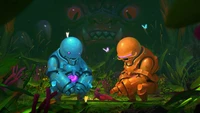 Overprime: Minion Robots Discovering Wonders in a Lush Jungle