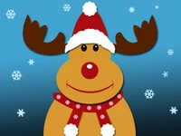 rudolph, reindeer, christmas day, santa claus, cartoon wallpaper