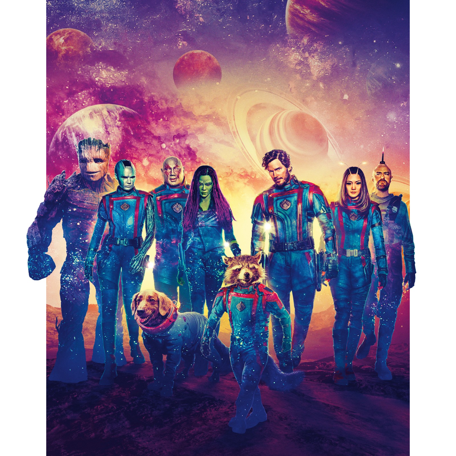 Guardians of the galaxy poster (guardians of the galaxy vol 3, 2023 filme, 5k, 8k, vin diesel)