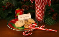 Festive Treats for Santa: Cookies and Candy Canes