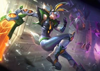 Lapin de Bataille Prime Riven : Scène d'Action Épique de League of Legends