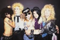 Iconic Hard Rock Vibes: Guns N' Roses Era with Izzy Stradlin