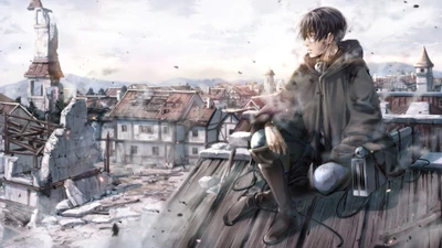 атака титанов, attack on titan, shingeki no kyojin, аниме, anime