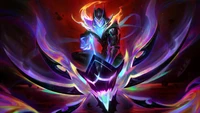 Empyréen Varus : Art de Splash de Skin Légendaire de League of Legends